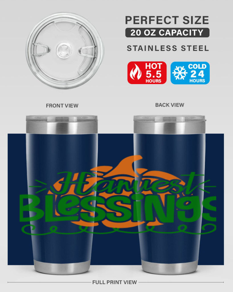 Harvest Blessings 265#- fall- Tumbler