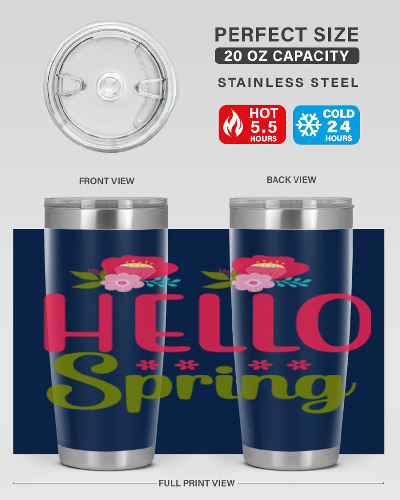 Hello Spring 186#- spring- Tumbler