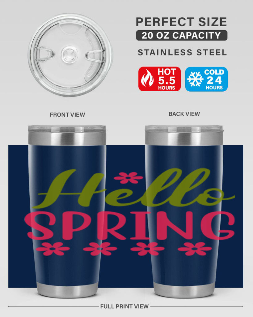 Hello Spring 213#- spring- Tumbler