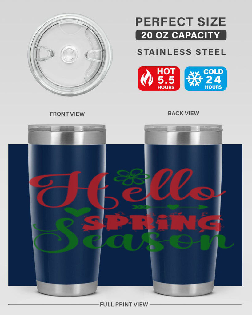 Hello Spring Season 224#- spring- Tumbler