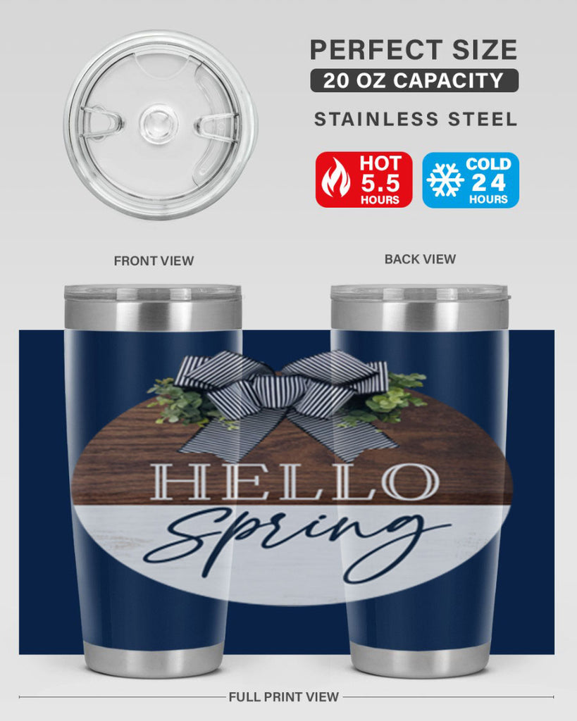 Hello Spring basic Mockup187#- spring- Tumbler
