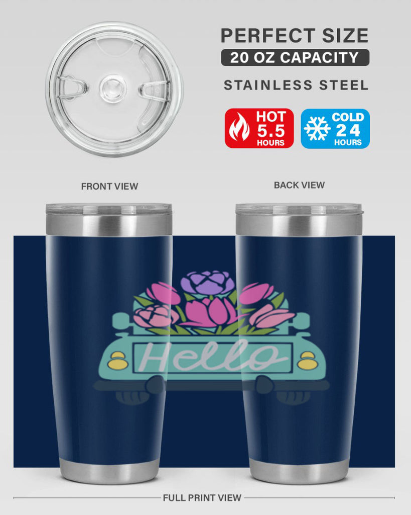 Hello Truck218#- spring- Tumbler