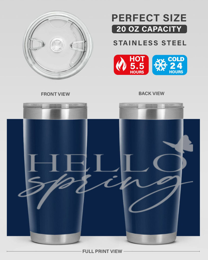 Hello spring butterfly195#- spring- Tumbler