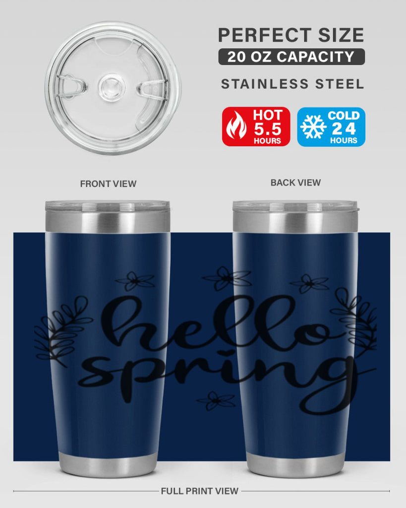 Hello spring design  221#- spring- Tumbler