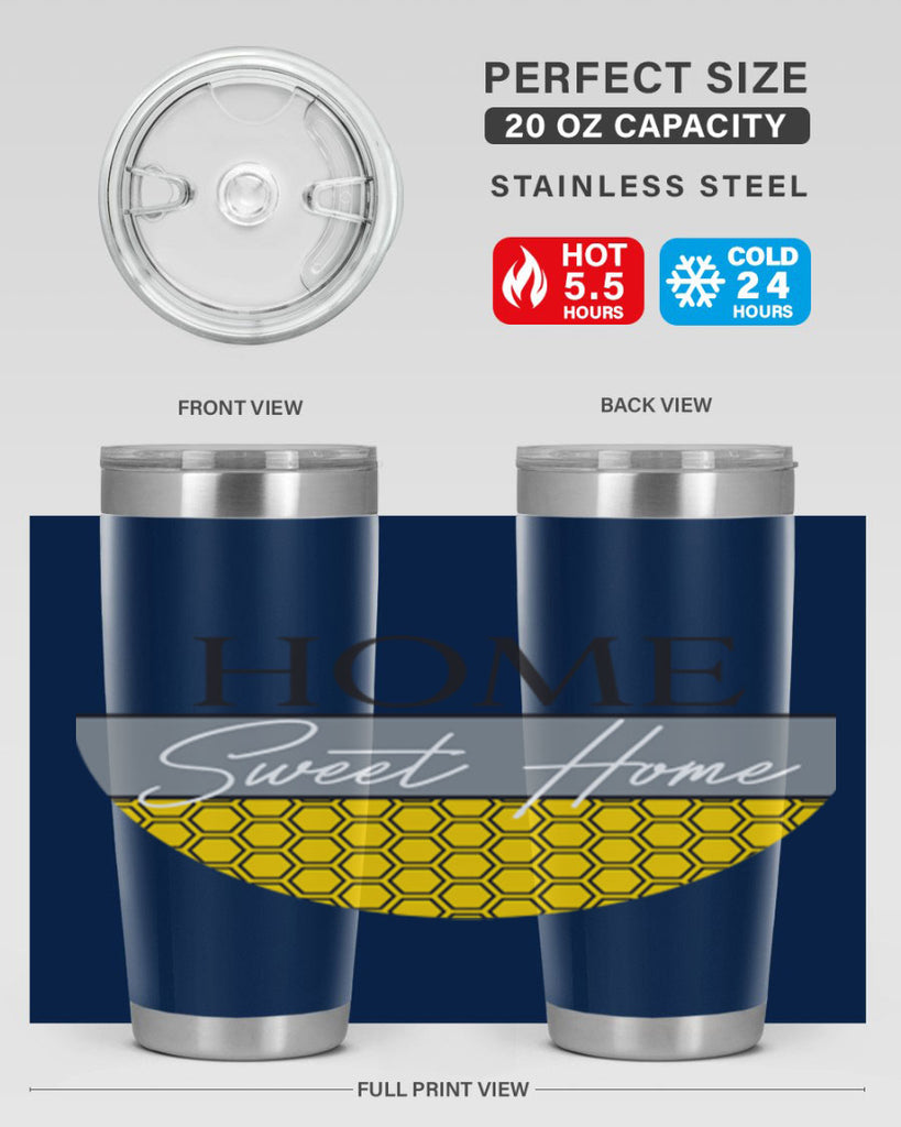 Home Sweet Home Hive lines246#- spring- Tumbler