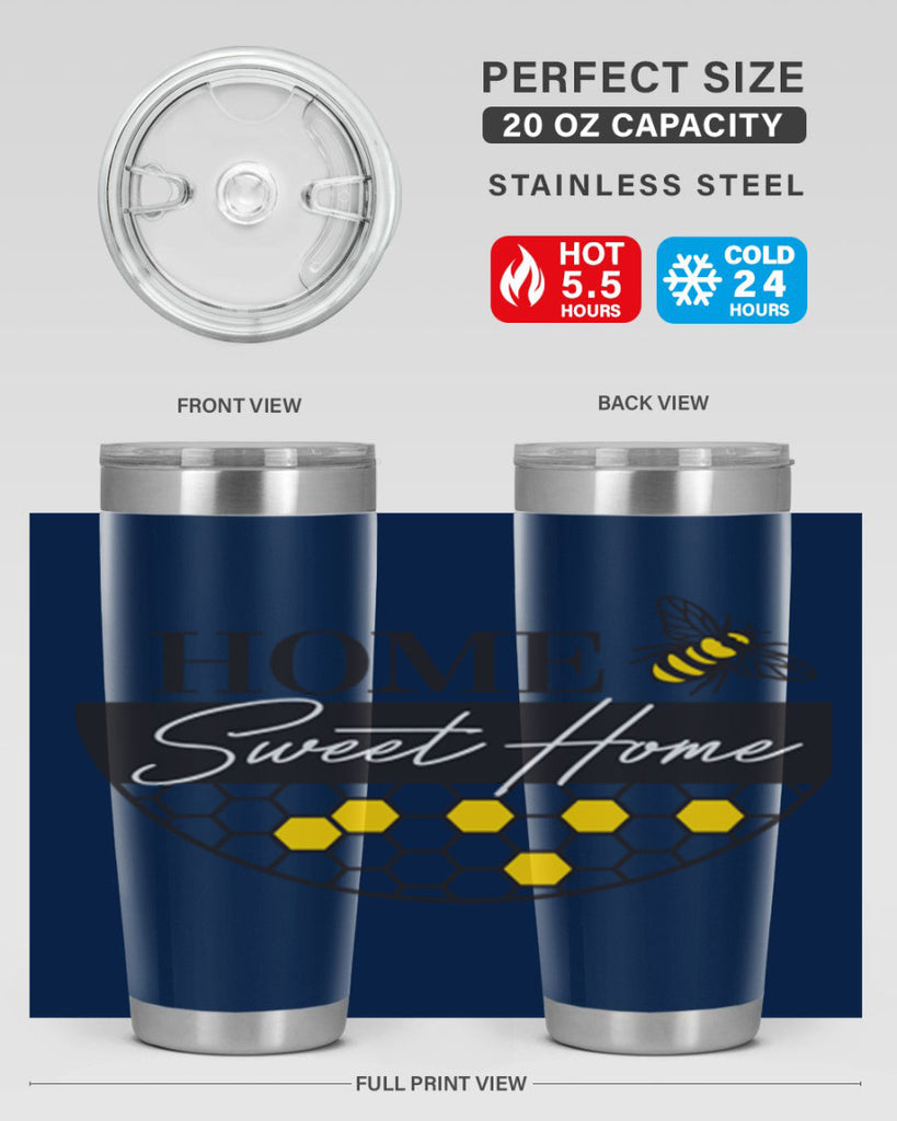 Home Sweet home bee and hive244#- spring- Tumbler