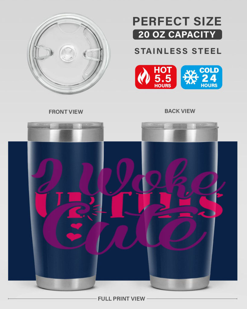 I Workup This Cute Style 243#- baby- tumbler