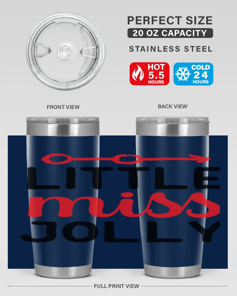 Little miss jolly 306#- winter- Tumbler