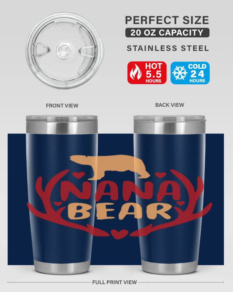 Nana bear 12#- grandma - nana- Tumbler