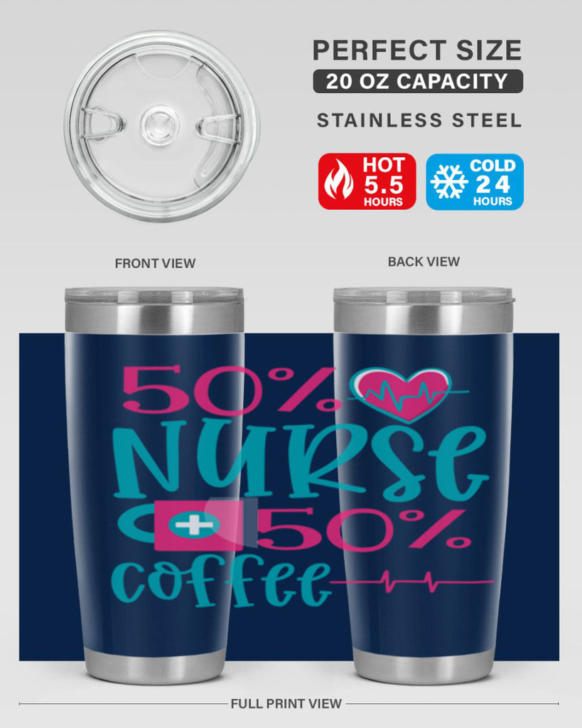 Percent Nurse Percent Coffee Style Style 60#- nurse- tumbler