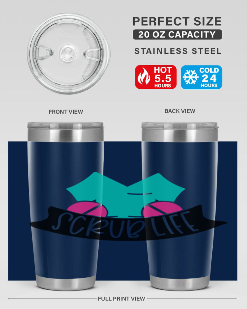 Scrub Life Style Style 45#- nurse- tumbler