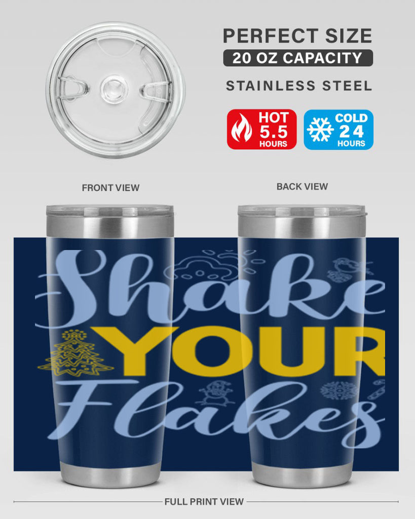 Shake your flakes361#- winter- Tumbler