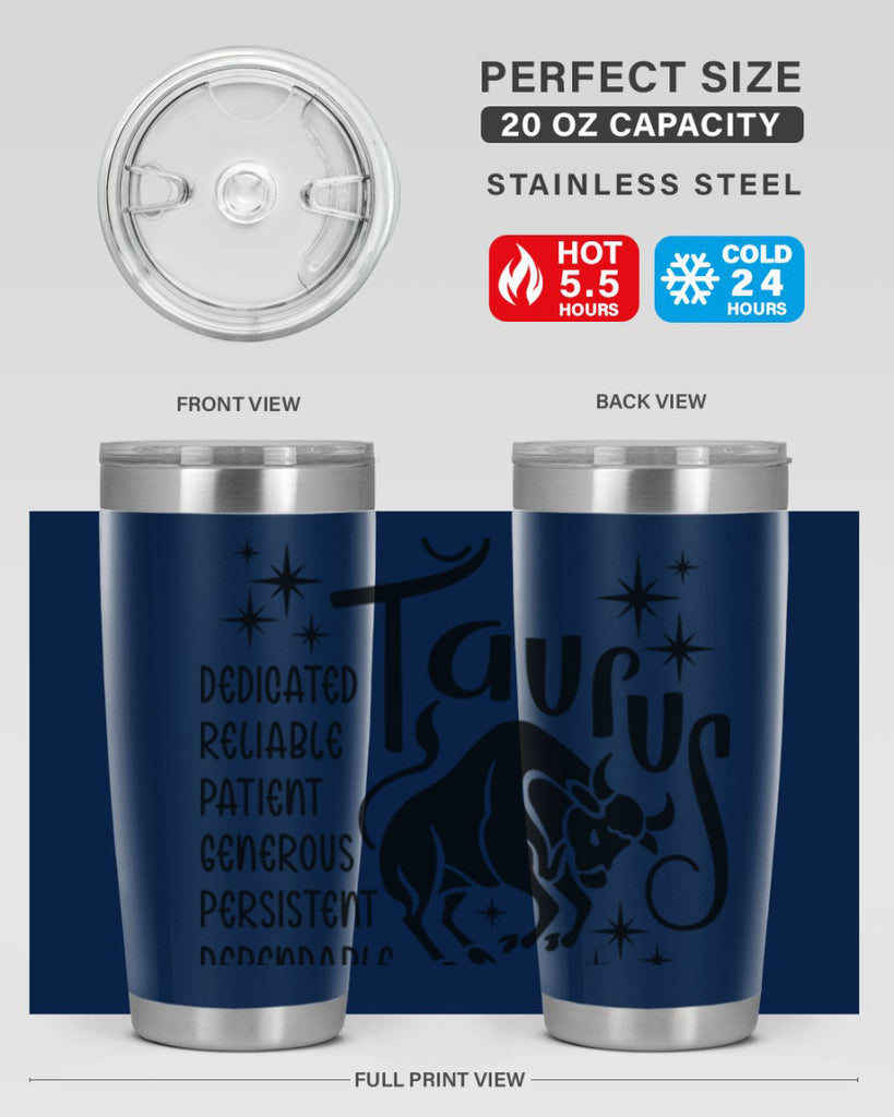 Taurus 486#- zodiac- Tumbler