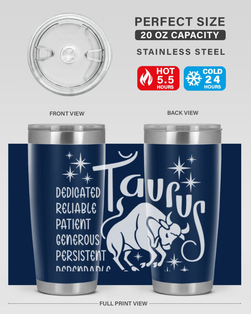 Taurus 491#- zodiac- Tumbler