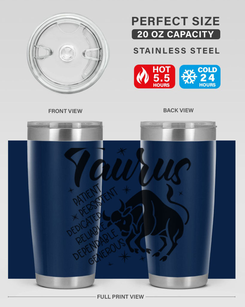 Taurus 492#- zodiac- Tumbler