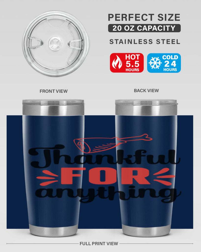 Thankful for anything 598#- fall- Tumbler