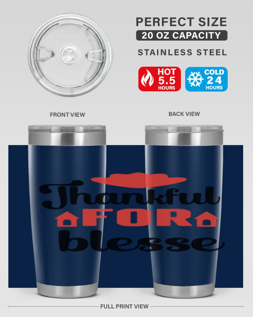 Thankful for blesse 599#- fall- Tumbler