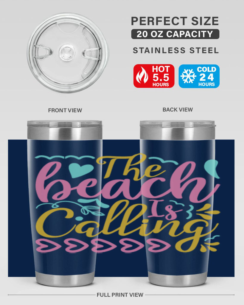 The beach is calling Style 1#- summer- Tumbler