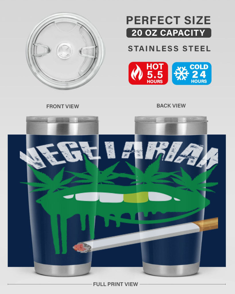 Vegetarian 270#- marijuana- Tumbler