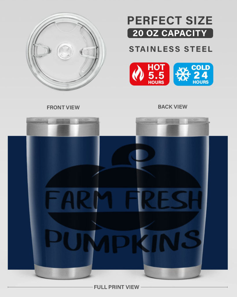 farm fresh pumpkins 174#- fall- Tumbler
