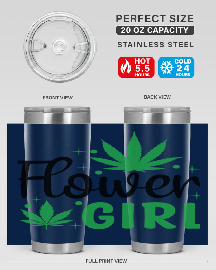 flower girl 83#- marijuana- Tumbler