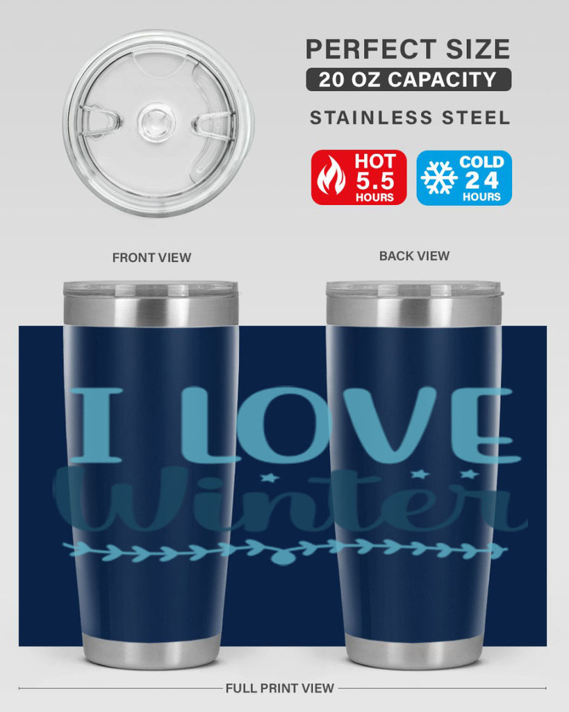 i love winter 226#- winter- Tumbler