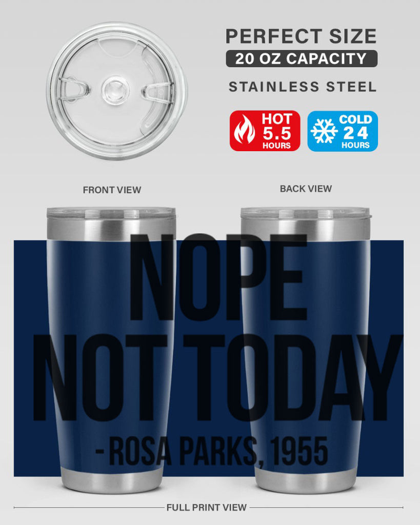 nope not today rosa parks 60#- black words phrases- Cotton Tank