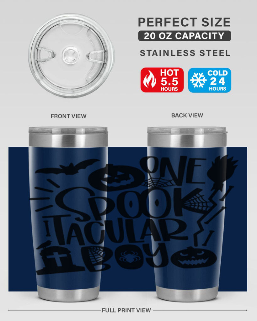 one spooktacular boy 38#- halloween- Tumbler