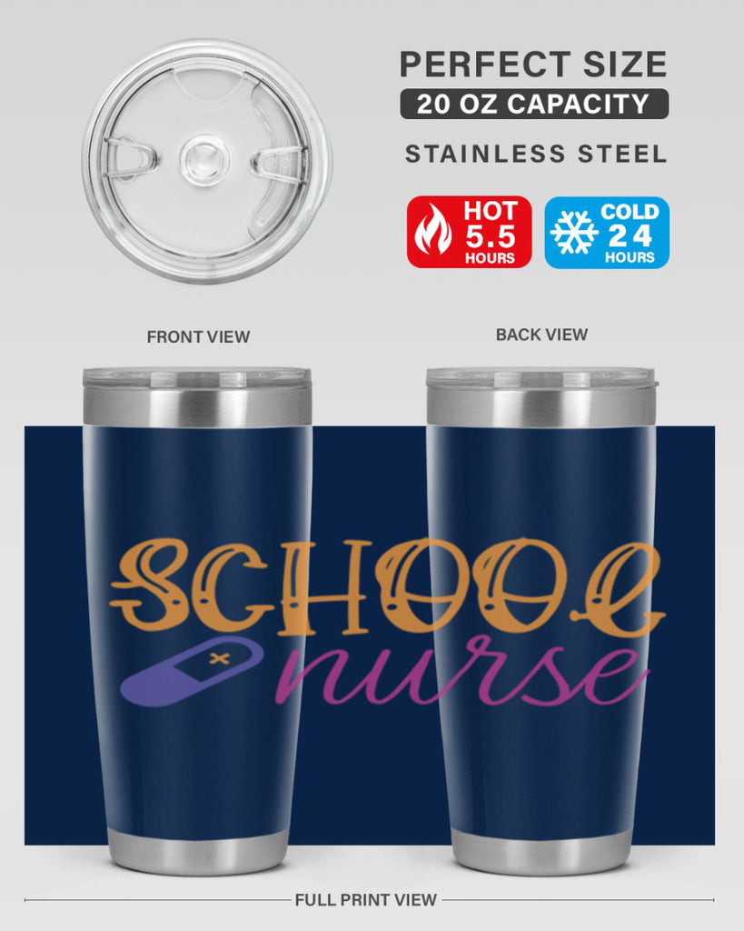 school nurse Style 353#- nurse- tumbler