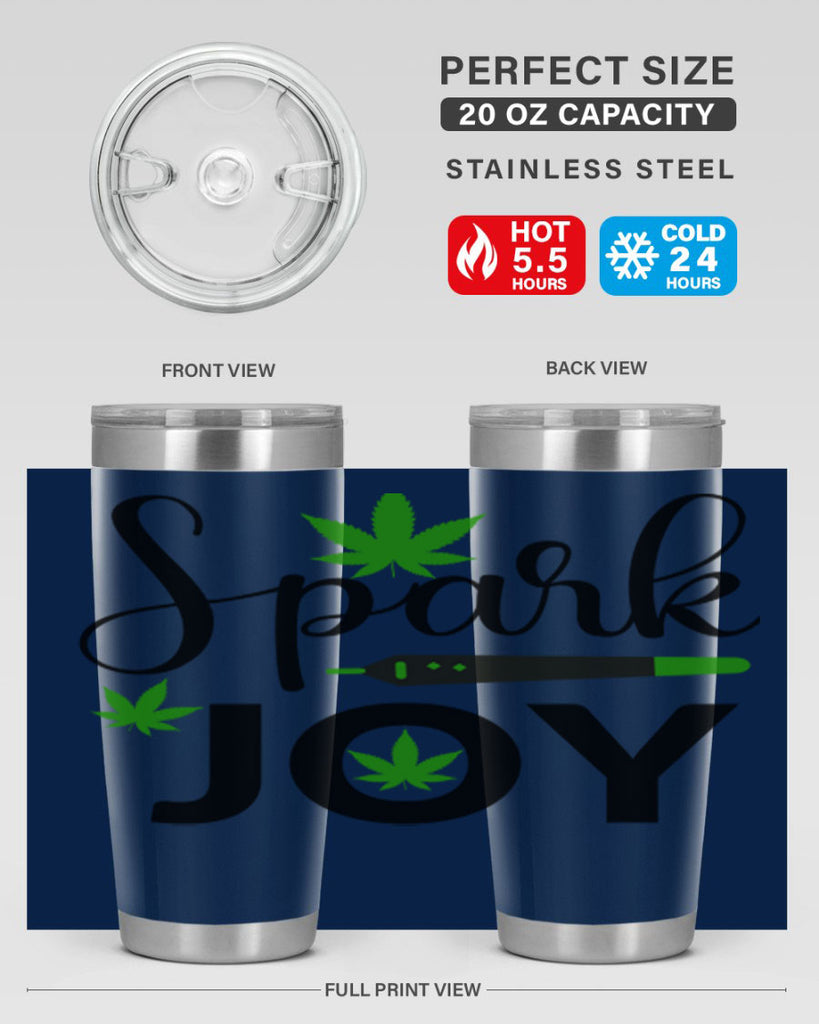 spark joy 250#- marijuana- Tumbler
