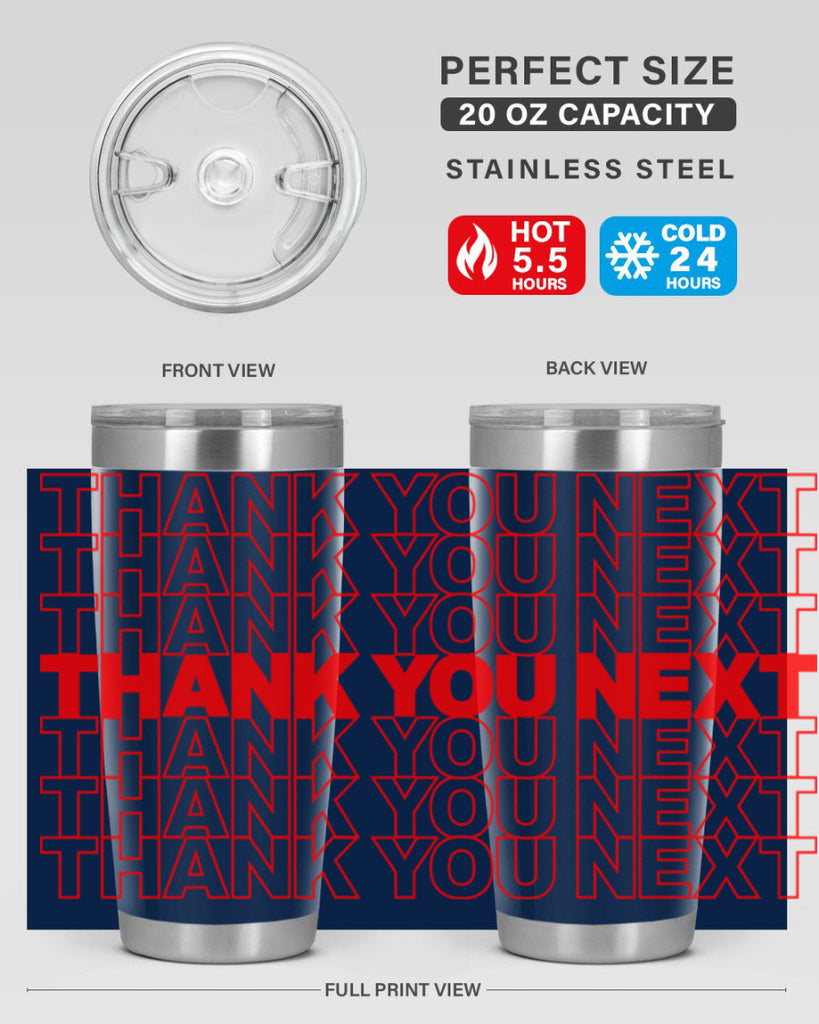 thank you next 22#- black words phrases- Cotton Tank