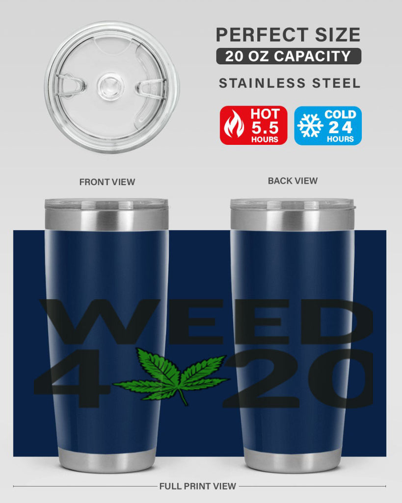 weed 420 282#- marijuana- Tumbler