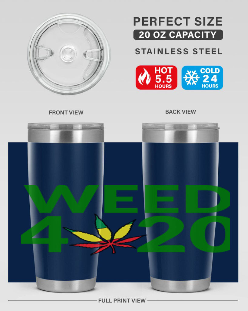weed 420 cannabis 281#- marijuana- Tumbler
