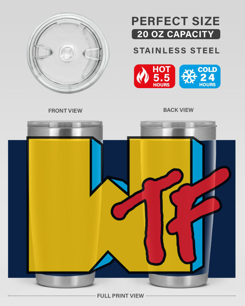 wtf 8#- black words phrases- Cotton Tank