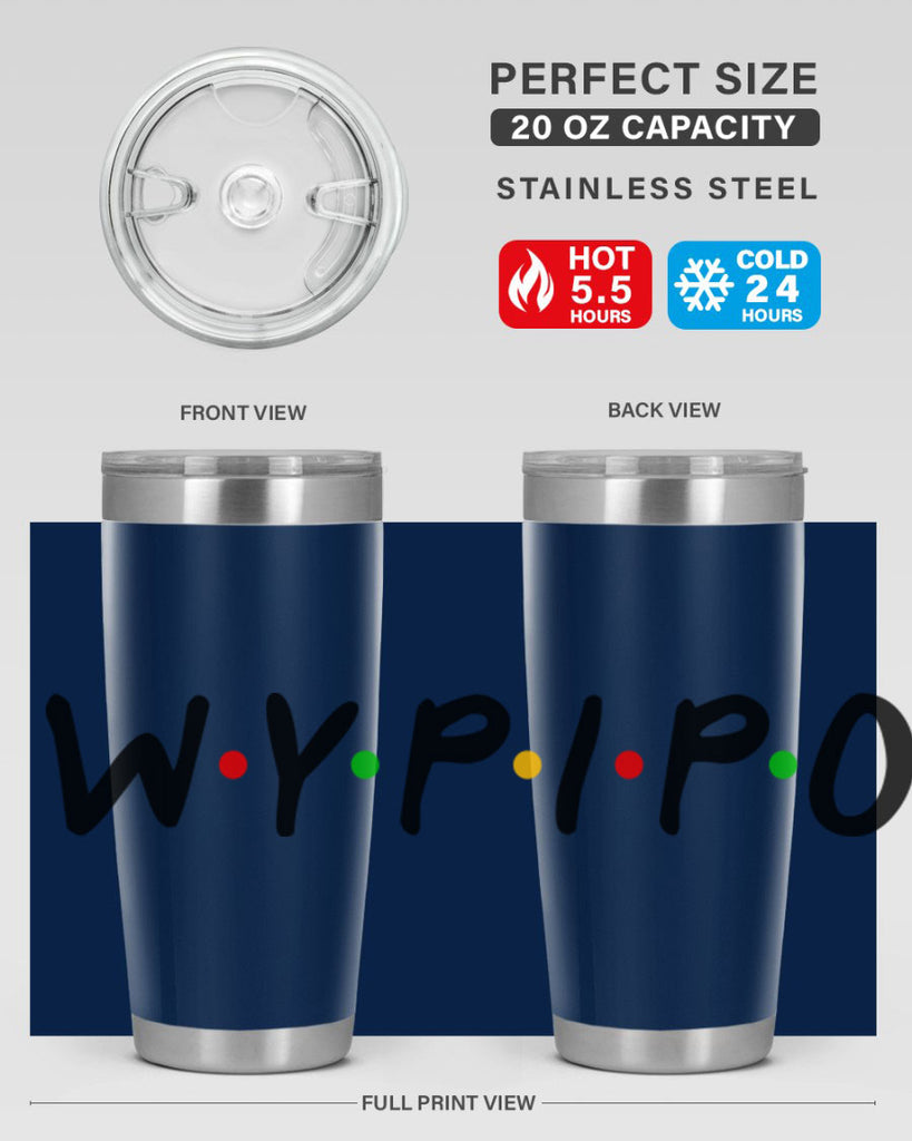 wypipo 7#- black words phrases- Cotton Tank