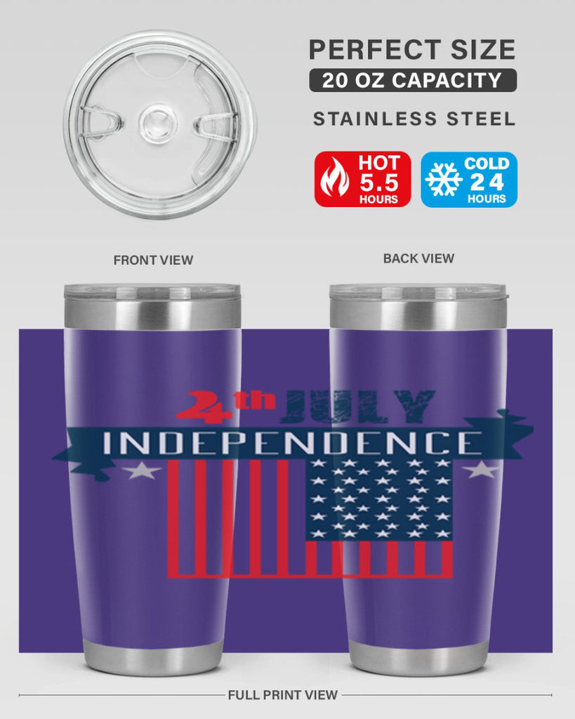 4th July Independent Style 65#- Fourt Of July- Tumbler