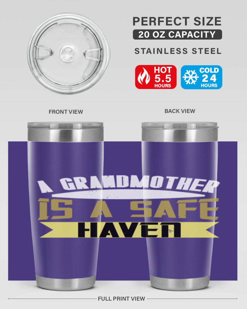 A Grandmother is a safe 41#- grandma - nana- Tumbler
