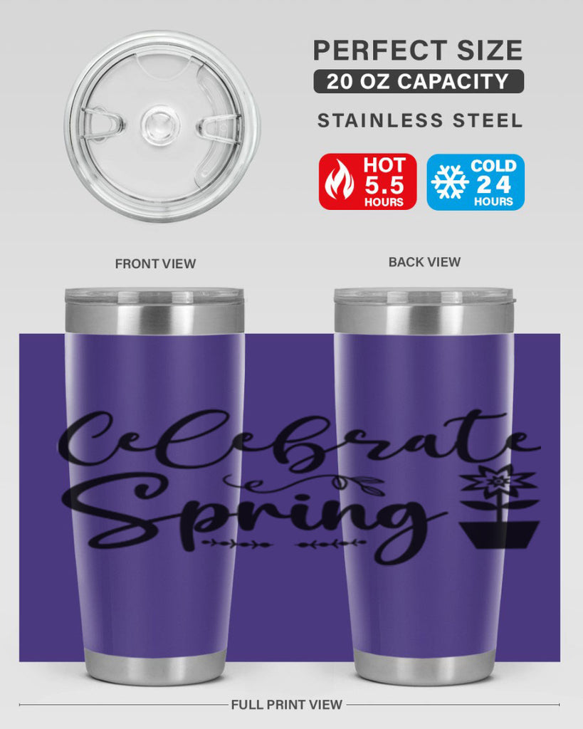 Celebrate Spring 101#- spring- Tumbler