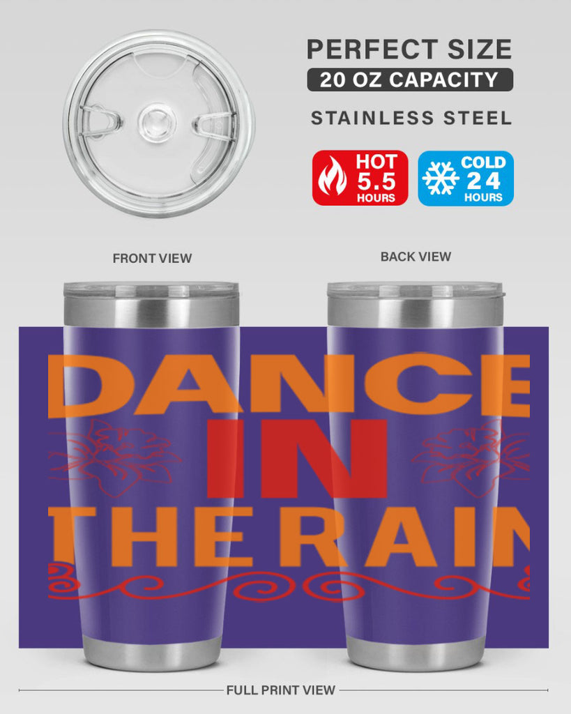 Dance in the rain 117#- spring- Tumbler