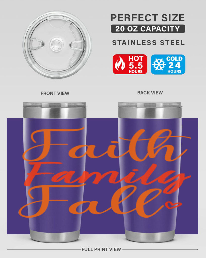 Faith Family Fall Design 81#- fall- Tumbler