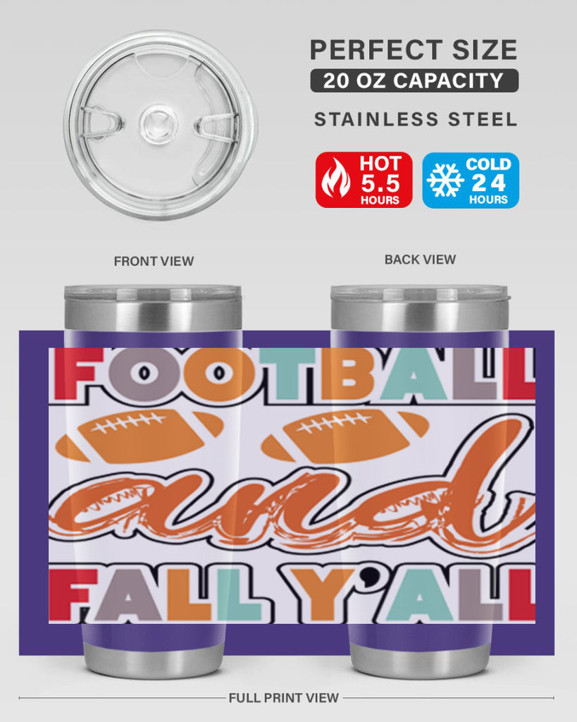 FootballandFallYall 186#- fall- Tumbler