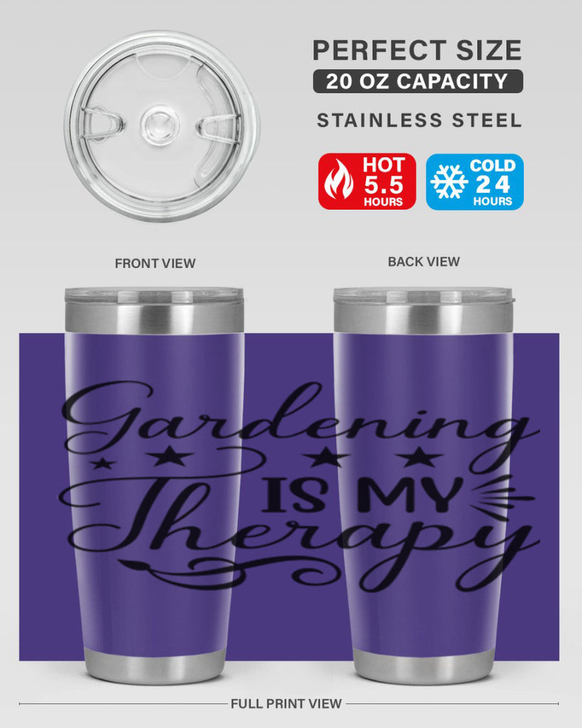 Gardening is My Therapy 145#- spring- Tumbler