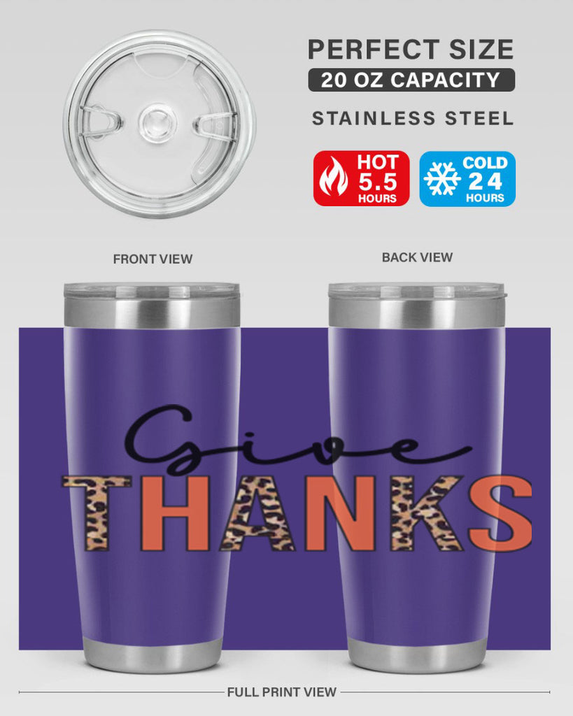 Give thanks 194#- fall- Tumbler