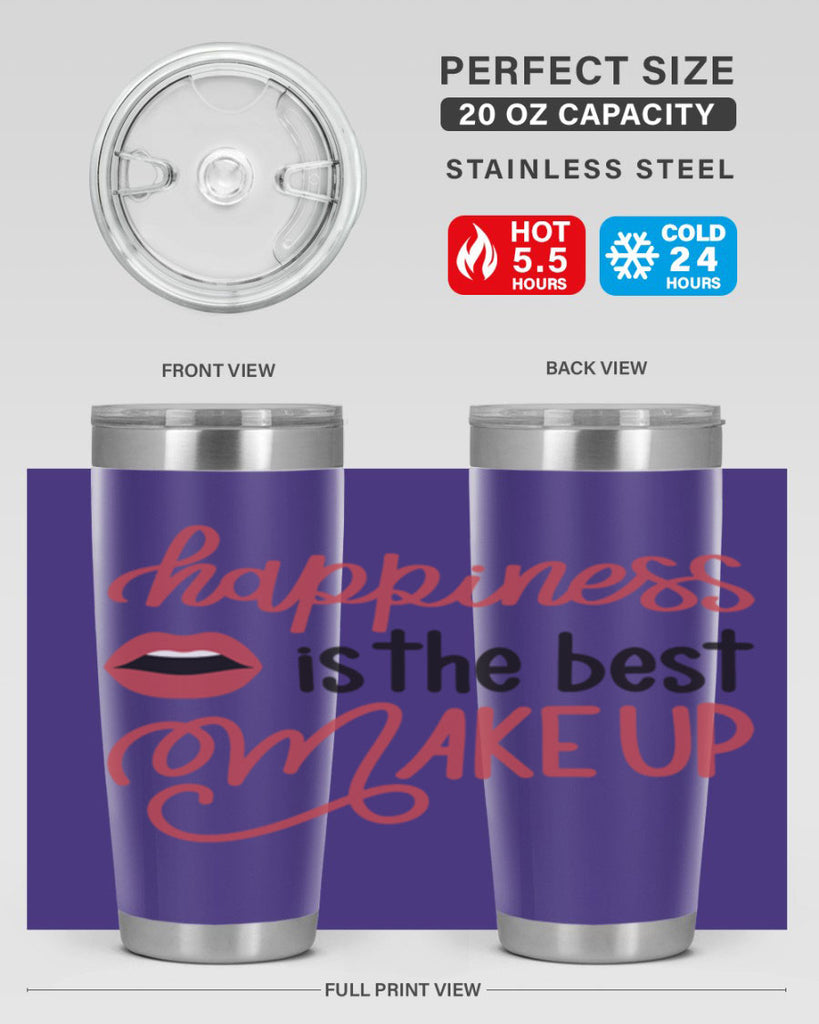Happiness is the Best Makeup Style 94#- make up- Tumbler