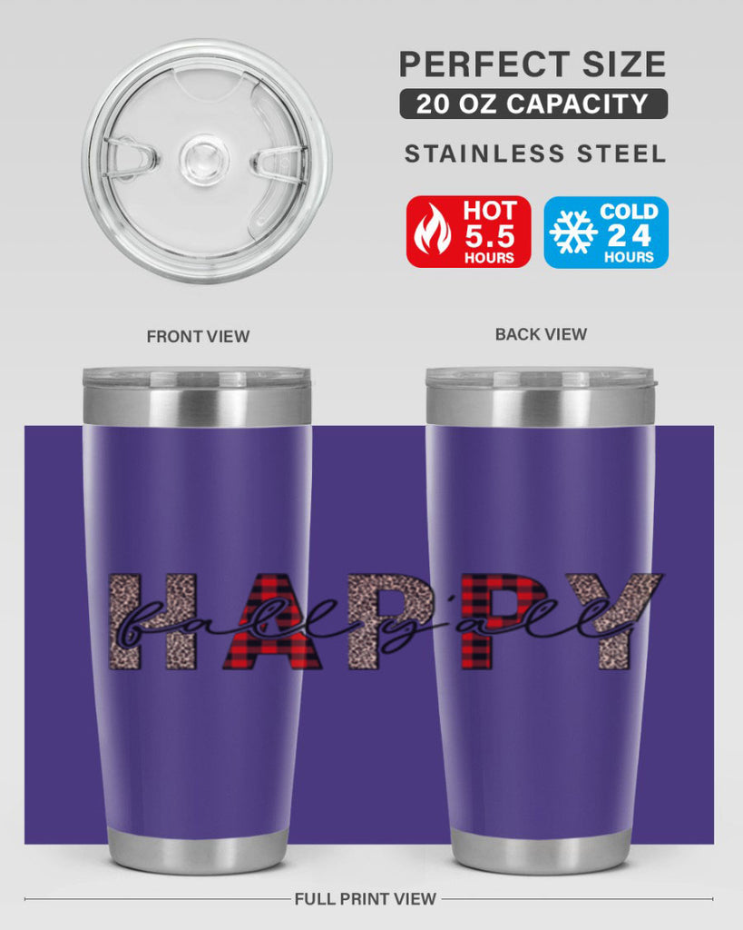 Happy Fall Y all 228#- fall- Tumbler