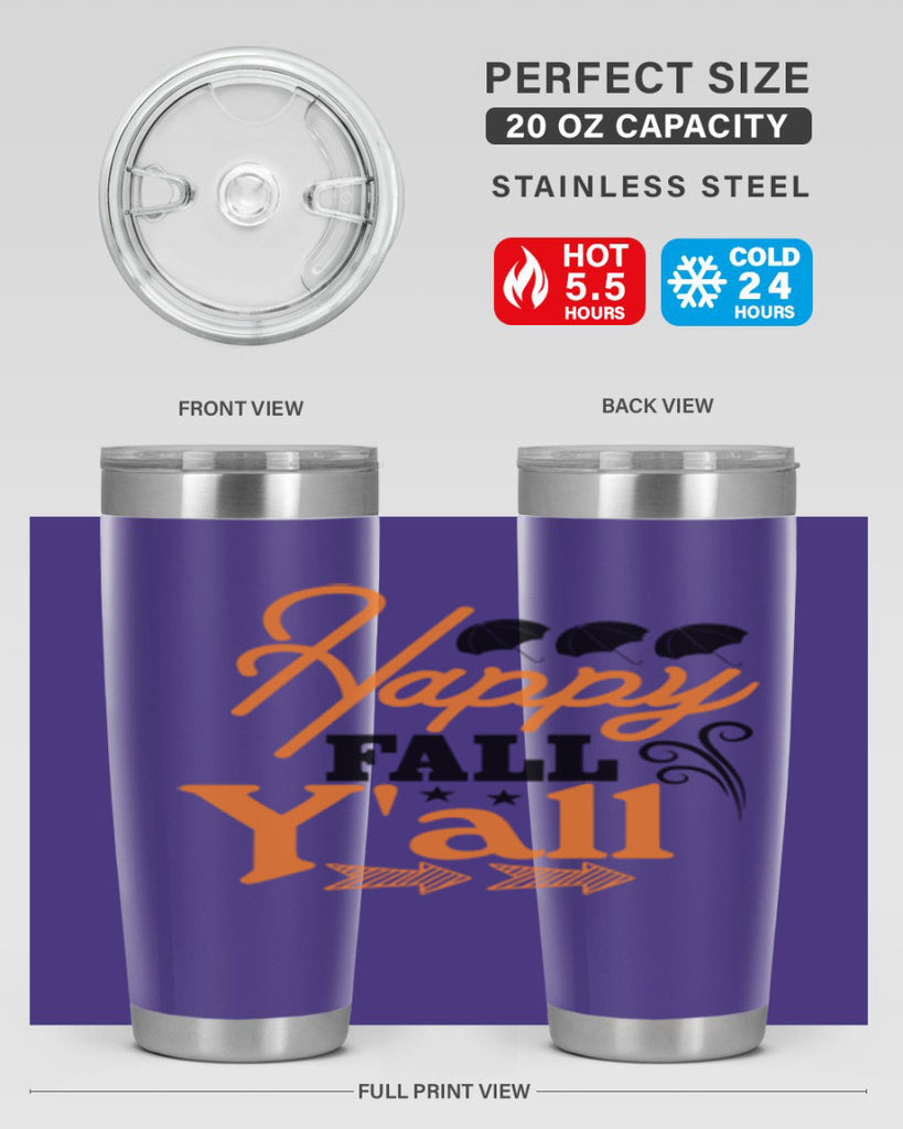 Happy Fall Yall 234#- fall- Tumbler