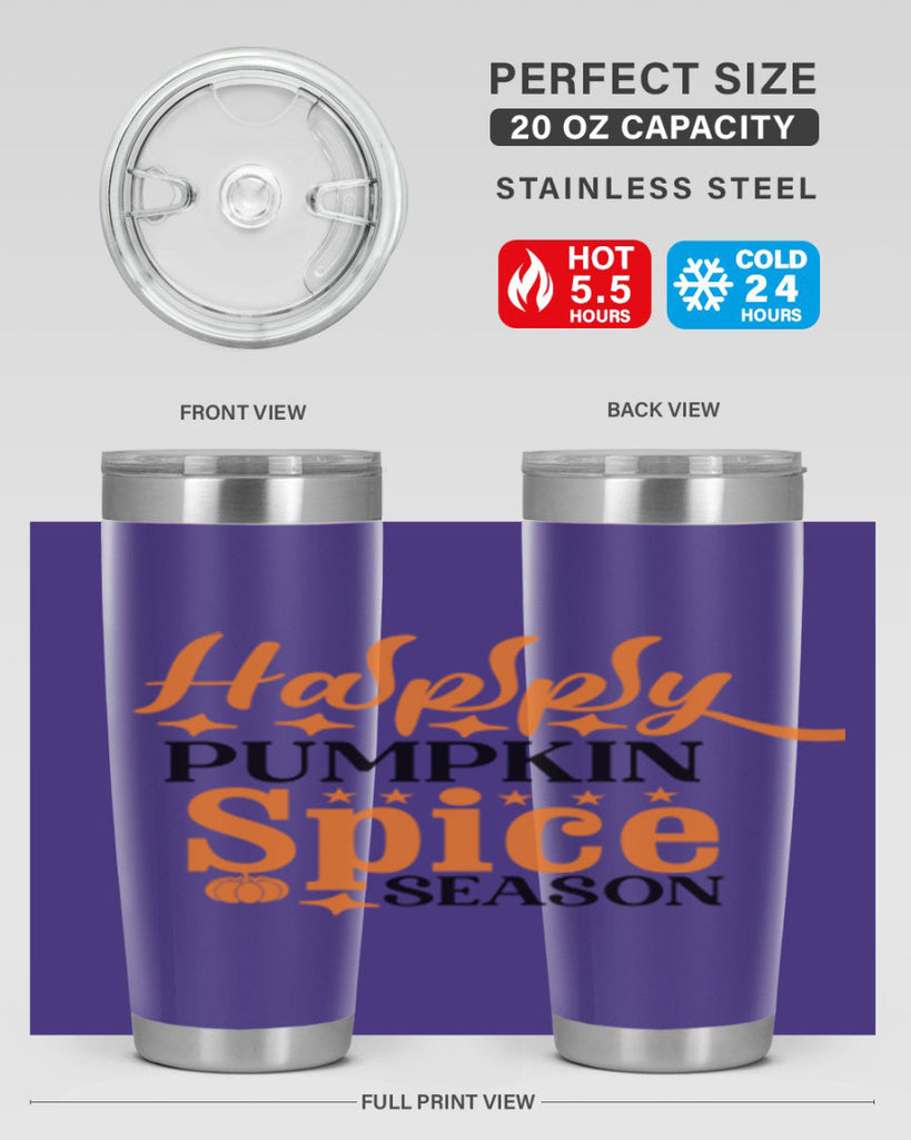 Happy Pumpkin Spice Season 245#- fall- Tumbler