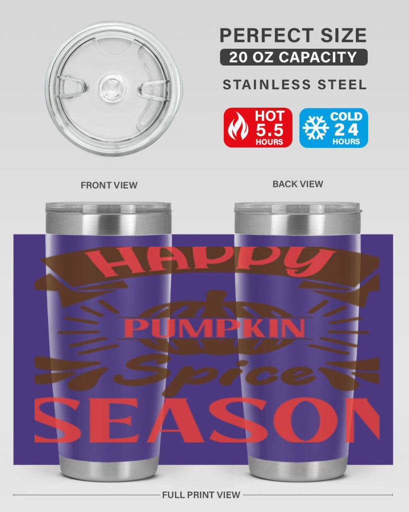 Happy Pumpkin Spice Season 246#- fall- Tumbler