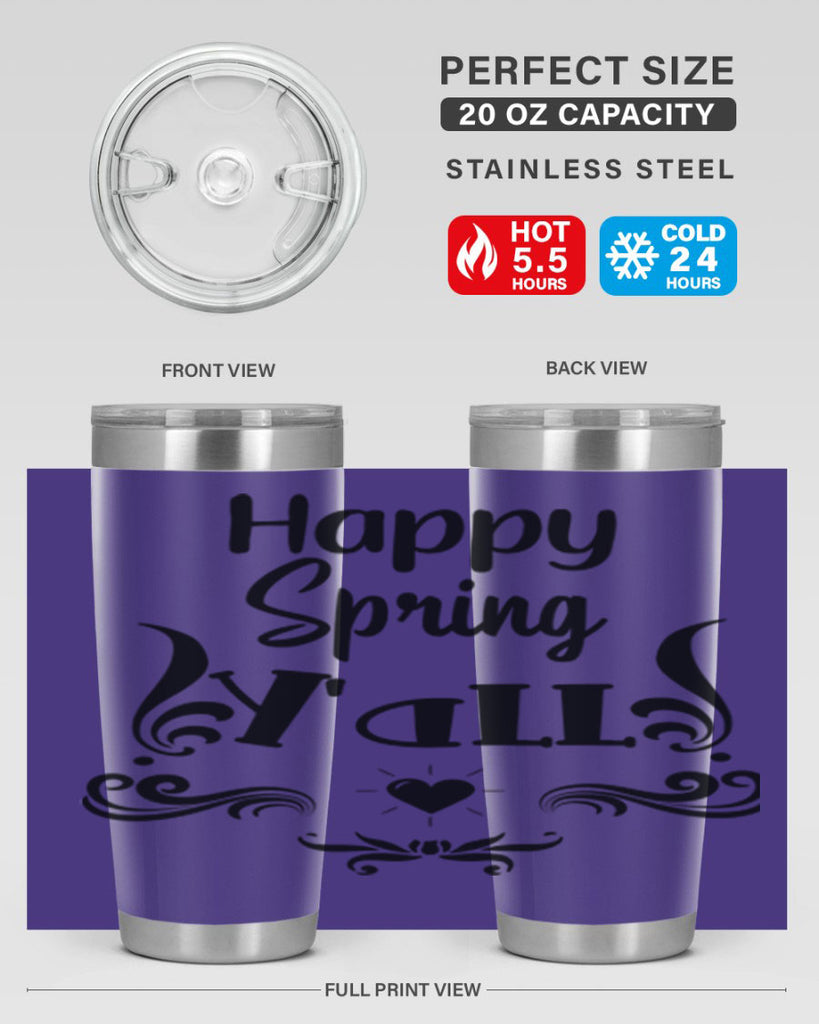 Happy Spring Yall 171#- spring- Tumbler