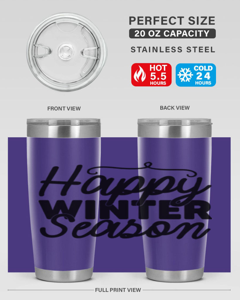 Happy Winter Season132#- winter- Tumbler